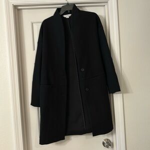 Black Old Navy car coat